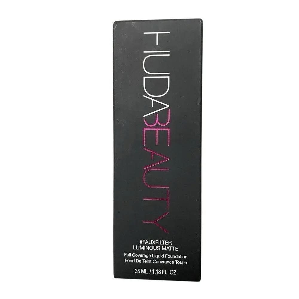 Huda Beauty #FauxFilter Luminous Matte Foundation Chocolate Truffle 540G 1.18 fl